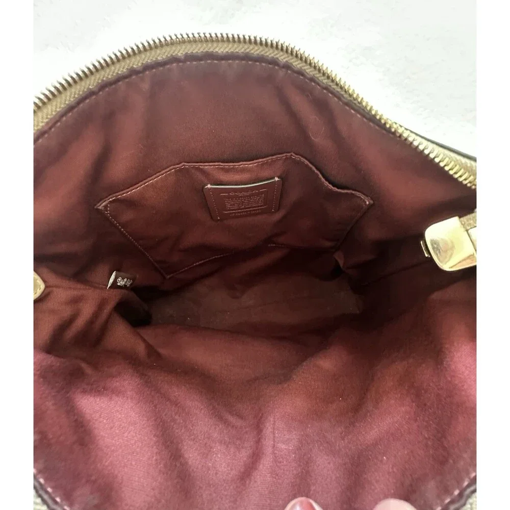 Coach Mae Beige Pebble Leather File Crossbody Shoulder Bag Med 34823 - New $328